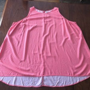 3/$25 Old Navy Plus Size Pink Flower Patterned Top